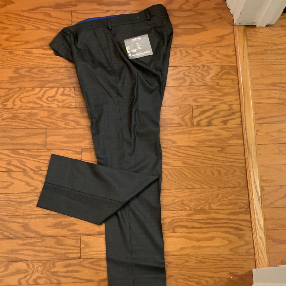 Kenneth Cole Charcoal Dress Pants